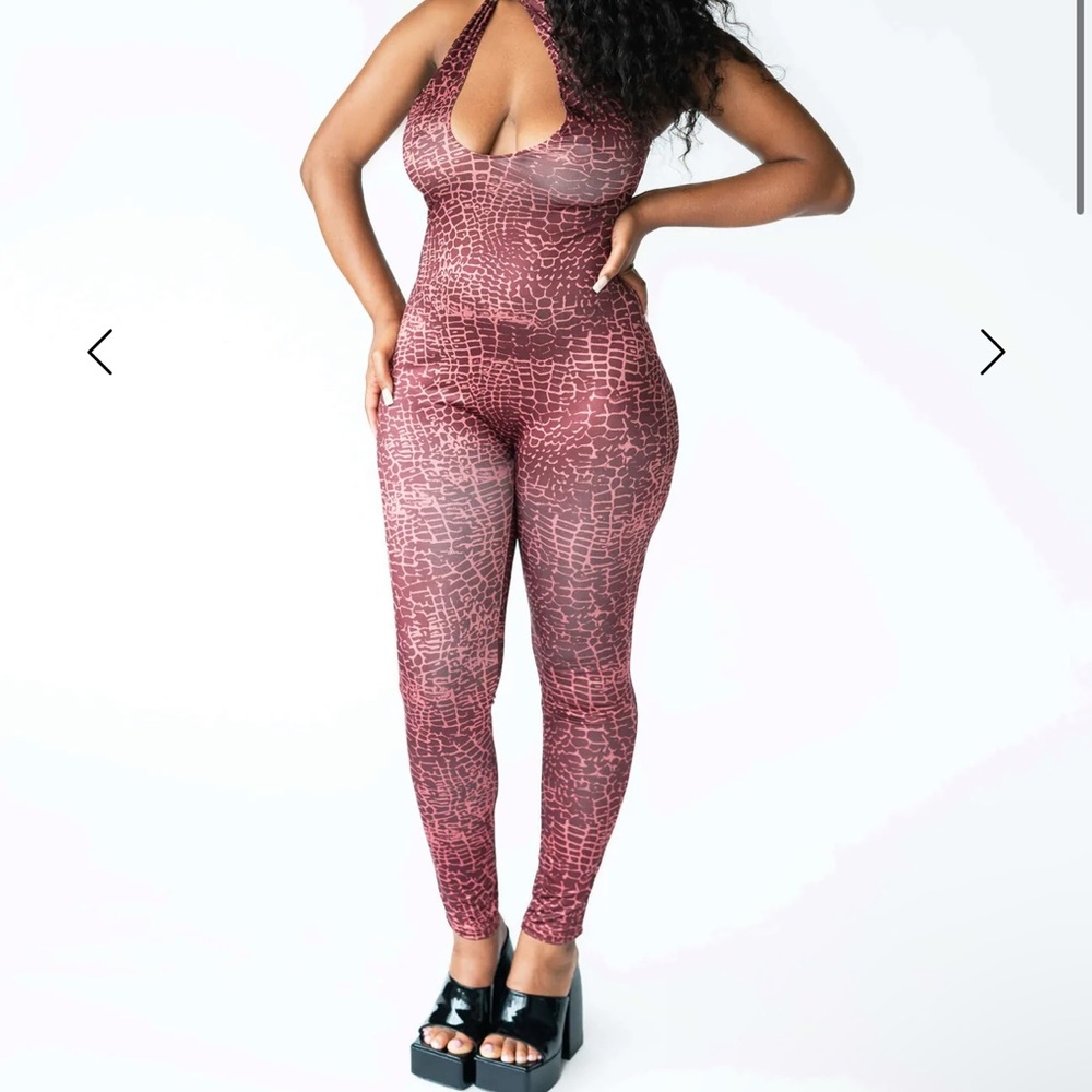 Croc Print Jumpsuit 🐊